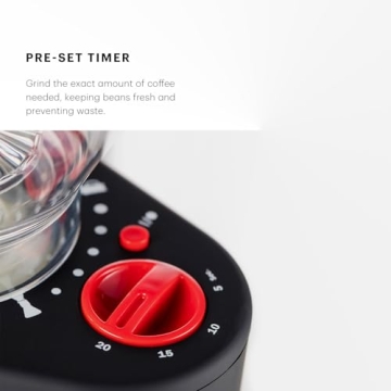 Bodum Bistro Burr Grinder with Timer and Grind Settings
