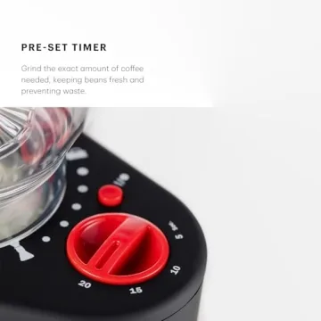 Bodum Bistro Burr Grinder with Timer and Grind Settings