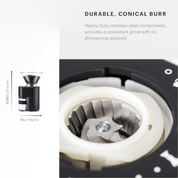 Bodum Bistro Burr Grinder with Timer and Grind Settings