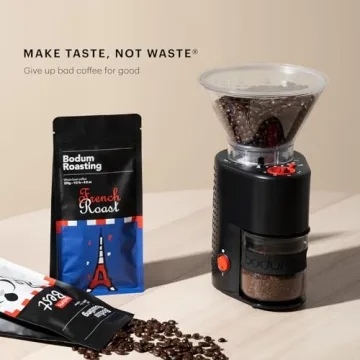 Bodum Bistro Burr Grinder with Timer and Grind Settings