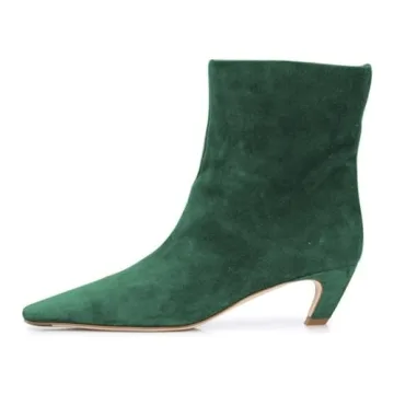 Stylish FSJ Women's Kitten Heel Ankle Boots for Elegance