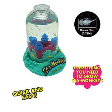 BANDAI The Original Sea Monkeys - Sea Monkeys Magic Castle - Grow Your Own Pets Science Kit- Include...