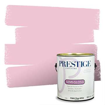 PRESTIGE Paints Interior Paint and Primer In One, 1-Gallon, Semi-Gloss, Comparable Match of Sherwin ...