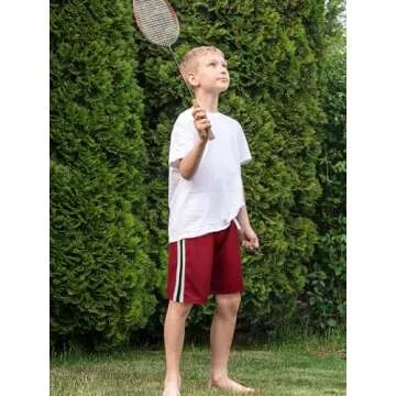 YERIOK 5 Pack Boys Athletic Shorts Quick Dry Active Wear