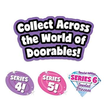 Disney Doorables Village Peek Pack, Series 5 and 6, Includes 24 Figures, Styles May Vary, Officially Licensed Kids Toys for Ages 5 Up, Amazon Exclusive