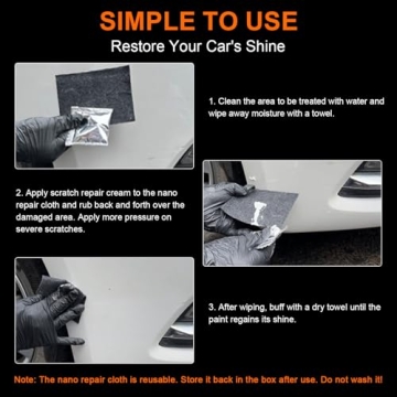 Nano Sparkle Car Scratch Remover Kit for All Vehicles