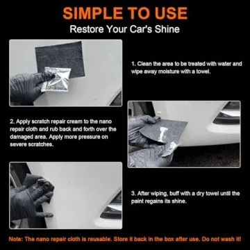 Nano Sparkle Car Scratch Remover Kit for All Vehicles