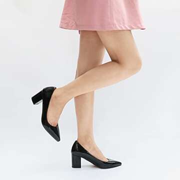 Comfortable Chunky Heels for Women - JOY IN LOVE Pumps