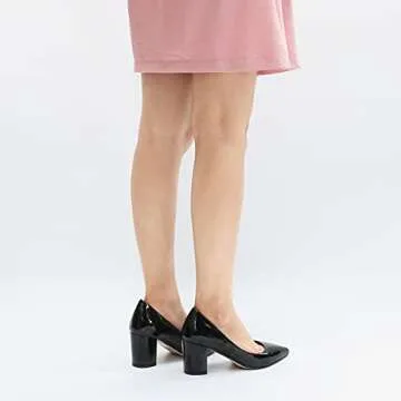 Comfortable Chunky Heels for Women - JOY IN LOVE Pumps