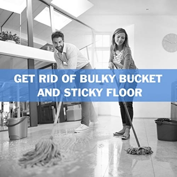 Spray Mop with Refillable Bottle and Washable Pads