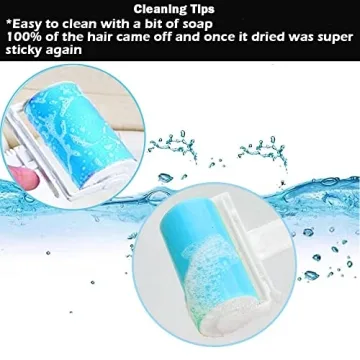 Reusable Pet Hair Remover Sticky Roller Set for Easy Cleaning