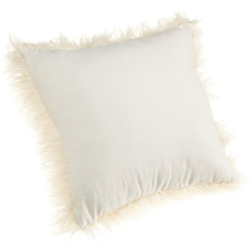 Brentwood 18-Inch Mongolian Faux Fur Pillow for Comfort