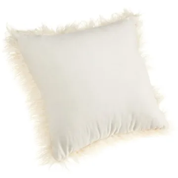 Brentwood 18-Inch Mongolian Faux Fur Pillow for Comfort