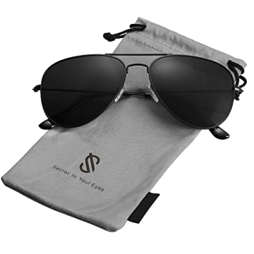 SOJOS Classic Aviator Polarized Sunglasses Vintage Retro Style