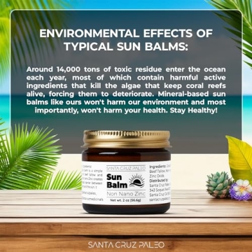 Santa Cruz Paleo Beef Tallow and Zinc Sun Balm Natural Sunscreen