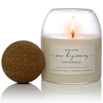 House Warming Gifts New Home，Housewarming Gifts, New Home Gift Ideas for Women Men Neighbor | Soy Wax, Long-Lasting 60-Hours, Lavender