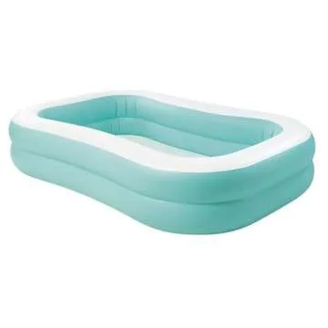 Intex 57181EP Swim Center Inflatable Family Pool: 159 Gallon Capacity – 90" x 60" x 19" – Color May Vary