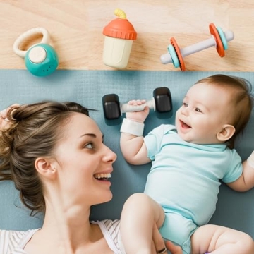 Baby Gym Rattle Set for Infants - Fun Teething Gift