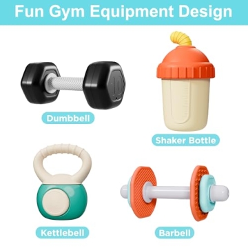 Baby Gym Rattle Set for Infants - Fun Teething Gift