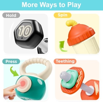 Baby Gym Rattle Set for Infants - Fun Teething Gift