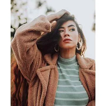 Pearl Hoop Earrings for Women Lightweight Faux Pearl Beaded Earrings Open Hoop Dangle Earrings Bridal Gifts (pure pearls hoop style)