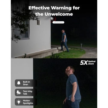 REOLINK RLC-811A 4K Security Camera - 5X Zoom, Night Vision