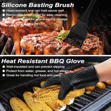 POLIGO 26PCS BBQ Accessories Set for Grilling Enthusiasts