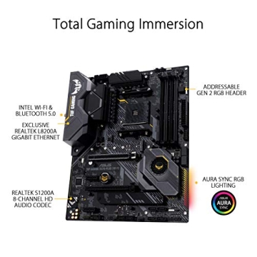 ASUS AM4 TUF Gaming X570-Plus Motherboard for Gamers
