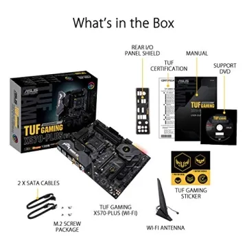 ASUS AM4 TUF Gaming X570-Plus Motherboard for Gamers