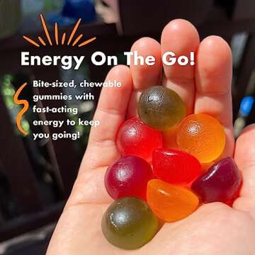 Bonk Breaker Energy Chews, Dairy-Free, Gluten-Free Ingredients to Provide Quick Energy and Focus, 1 Box of 10 Packets, Strawberry