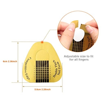 AHIER 200PCS Nail Extension Forms for Stunning Nails