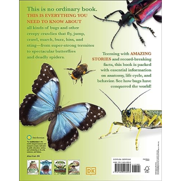 Bug Themed Book for Kids Aged 6-8: Fun Facts & Games