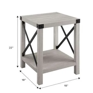 Walker Edison Sedalia Modern Farmhouse Side Table Online