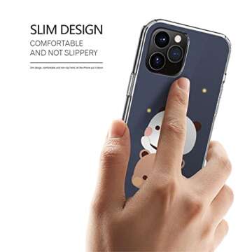Phone Case Panda Waterproof Bear Cover Accessories Dudu Compatible with iPhone 15 14 13 Pro Max 12 11 X Xs Xr 8 7 6 6s Mini Plus