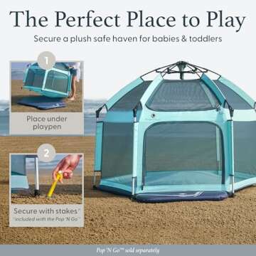 Buy POP 'N GO Baby Playmat - Soft Self-Inflating Pad