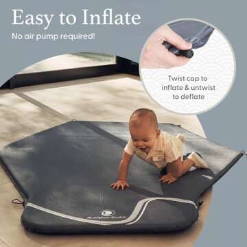 Buy POP 'N GO Baby Playmat - Soft Self-Inflating Pad