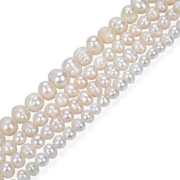 Adabele Natural Freshwater Pearl Loose Beads for Jewelry