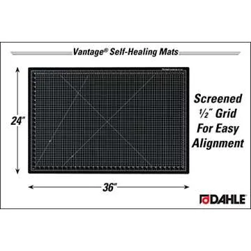 Dahle Vantage 10673 Premium Cutting Mat 24x36 Self-Healing