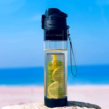 Mami Wata Fruit Infuser Water Bottle - 24 oz Stylish Design