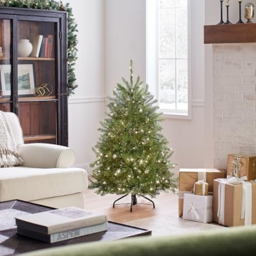 National Tree Company 4ft Pre-Lit Dunhill Fir Christmas Tree