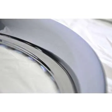 Set of 4 16" SS Chrome 1 1/2" Deep Wheel Trim Rings