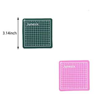 4Pieces Mini Cutting Pad Self Healing Craft Mat Small Sewing Cutting Mat Non-Slip Mini Cut Board for Scrapbooking Quilting Sewing Accessories
