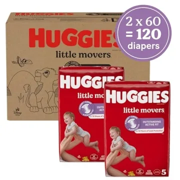 Huggies Little Movers Size 5 Diapers - 120 Count