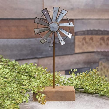 CWI Gifts 10 Inch Windmill Decor for Farmhouse Styling