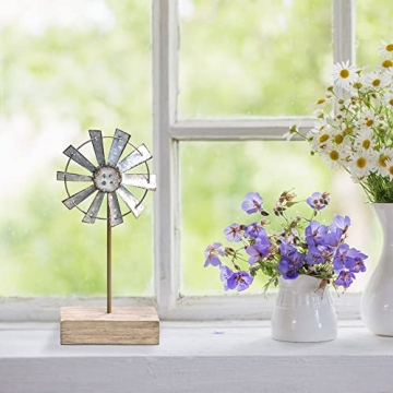 CWI Gifts 10 Inch Windmill Decor for Farmhouse Styling