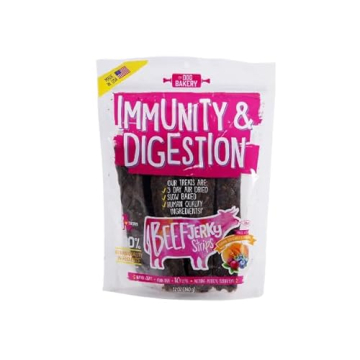 Premium Beef Jerky Dog Treats Made in USA for Immunity Digestion