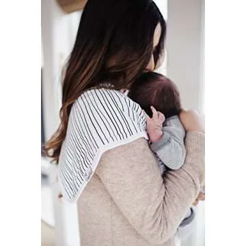 Copper Pearl Premium Baby Burp Cloths 3-Pack Absorbent Rags