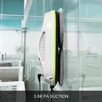 Sophinique Robot Window Cleaner with Double-Sided Spray
