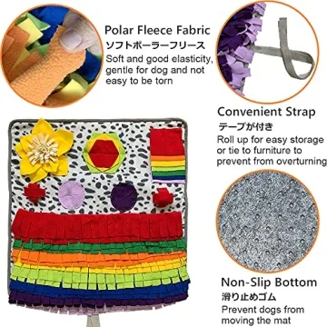 Snuffle Mat for Dogs Puzzle Feeding Blanket Interactive Game