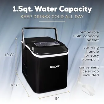 Igloo Premium Self-Cleaning Ice Maker for Home